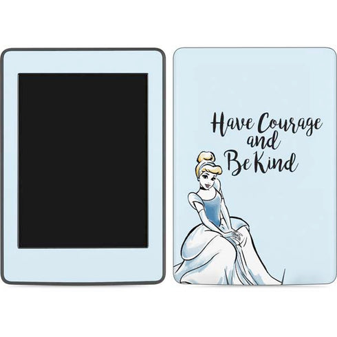 Disney Princess Cinderella Have Courage and Be Kind Art Amazon Kindle Skin