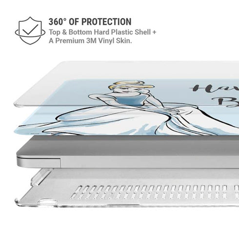Disney Princess Cinderella Have Courage and Be Kind Art MacBook Air 13in M1 (2021) Case plus Skin
