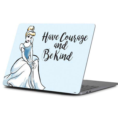 Disney Princess Cinderella Have Courage and Be Kind Art Apple MacBook Pro 13-inch Skin