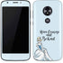 Disney Princess Cinderella Have Courage and Be Kind Art Moto E5 Play Skin