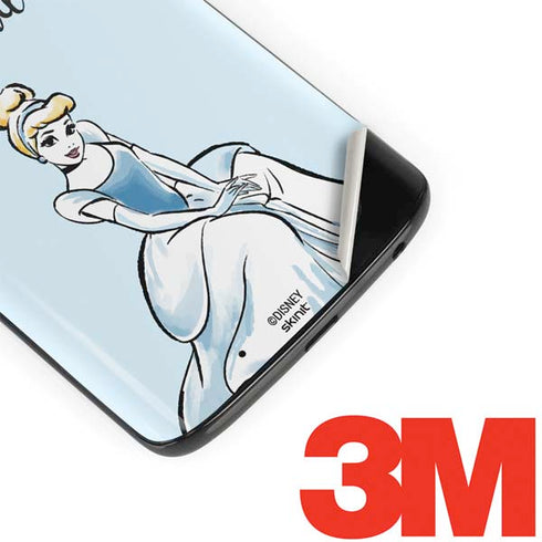 Disney Princess Cinderella Have Courage and Be Kind Art Moto G6 Skin
