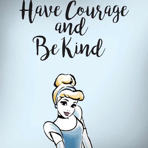 Disney Princess Cinderella Have Courage and Be Kind Art Moto G6 Skin
