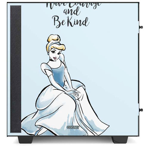Disney Princess Cinderella Have Courage and Be Kind Art NZXT H510 Compact ATX Mid-Tower Case Skin