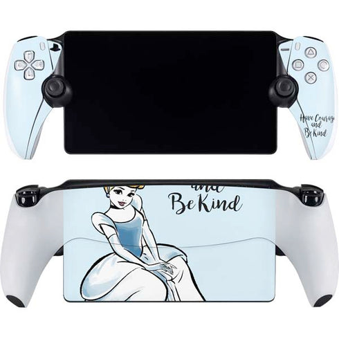 Disney Princess Cinderella Have Courage and Be Kind Art PlayStation Portal Remote Player Skin