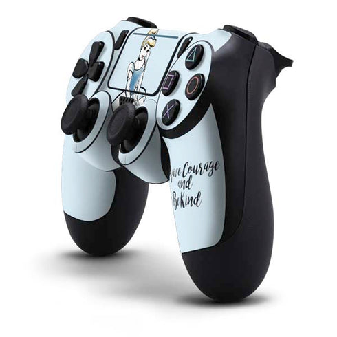 Disney Princess Cinderella Have Courage and Be Kind Art PS4 Pro/Slim Controller Skin