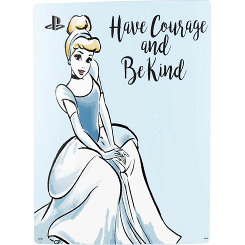 Disney Princess Cinderella Have Courage and Be Kind Art PS5 Bundle Skin