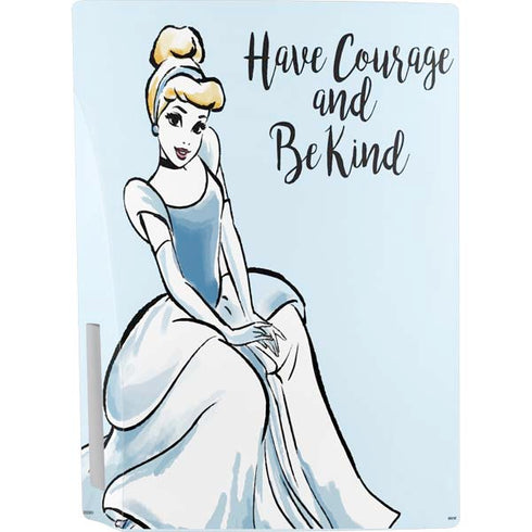 Disney Princess Cinderella Have Courage and Be Kind Art PS5 Bundle Skin