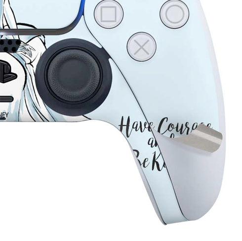 Disney Princess Cinderella Have Courage and Be Kind Art PS5 Slim Digital Edition Bundle Skin