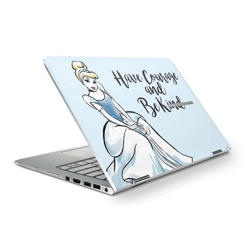 Disney Princess Cinderella Have Courage and Be Kind Art HP Spectre Skin