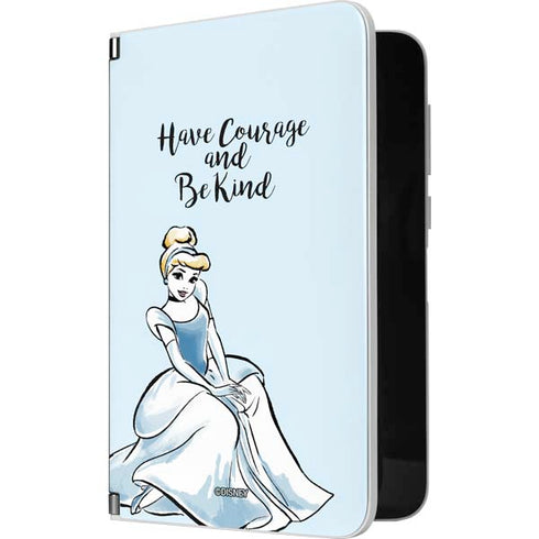 Disney Princess Cinderella Have Courage and Be Kind Art Surface Duo Skin