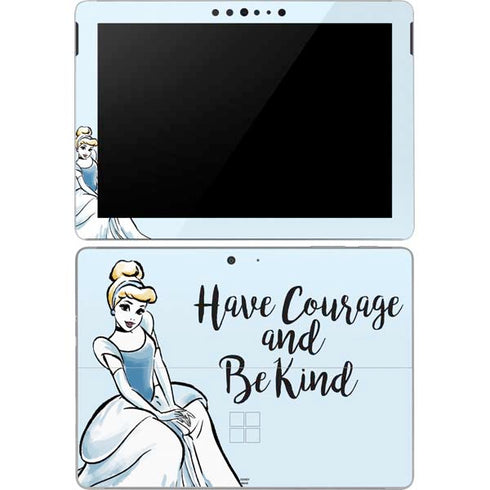 Disney Princess Cinderella Have Courage and Be Kind Art Surface Go Skin