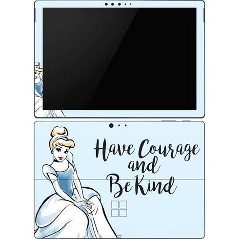 Disney Princess Cinderella Have Courage and Be Kind Art Surface Pro 6 Skin