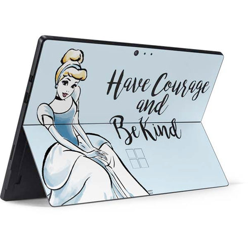 Disney Princess Cinderella Have Courage and Be Kind Art Surface Pro 6 Skin