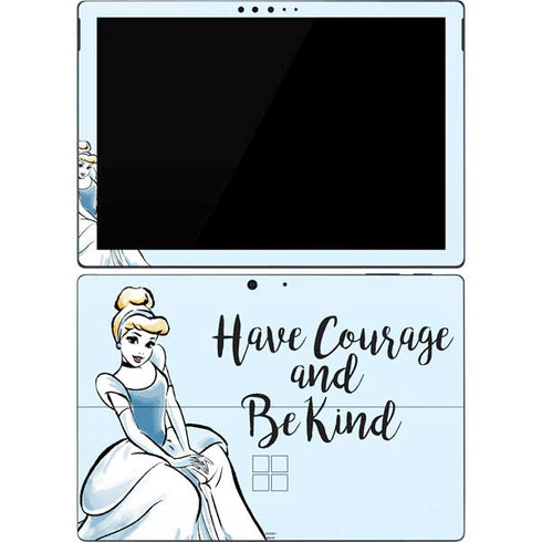 Disney Princess Cinderella Have Courage and Be Kind Art Surface Pro 7 Skin