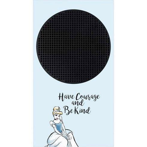 Disney Princess Cinderella Have Courage and Be Kind Art Xbox Series S Console Skin