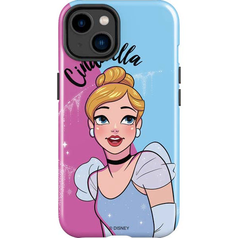 Disney Princess Cinderella Art iPhone 15 Plus Impact Case