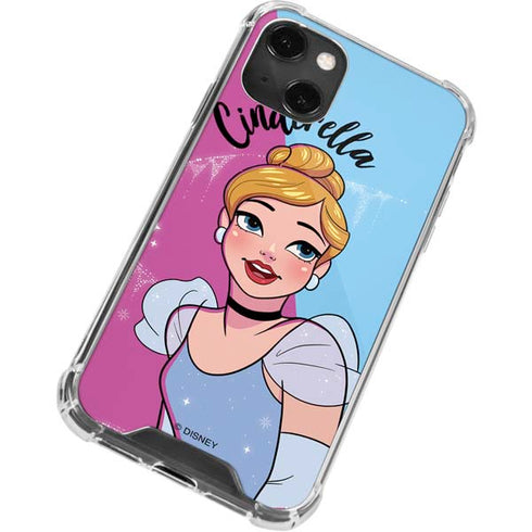 Disney Princess Cinderella Art iPhone 14 Plus Clear Case
