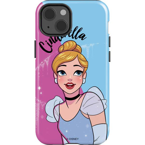 Disney Princess Cinderella Art iPhone 15 Impact Case