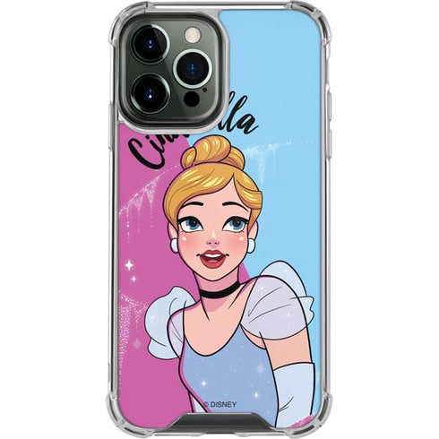 Disney Princess Cinderella Art iPhone 14 Pro Max Clear Case