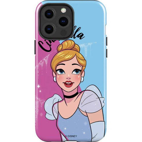 Disney Princess Cinderella Art iPhone 15 Pro Max Impact Case