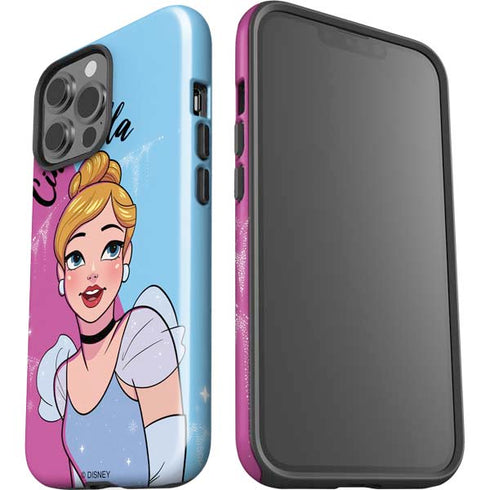 Disney Princess Cinderella Art iPhone 15 Pro Max Impact Case