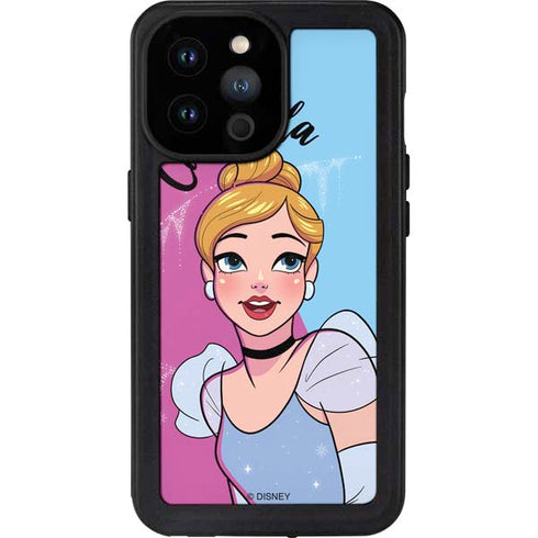 Disney Princess Cinderella Art iPhone 14 Pro Max Waterproof Case