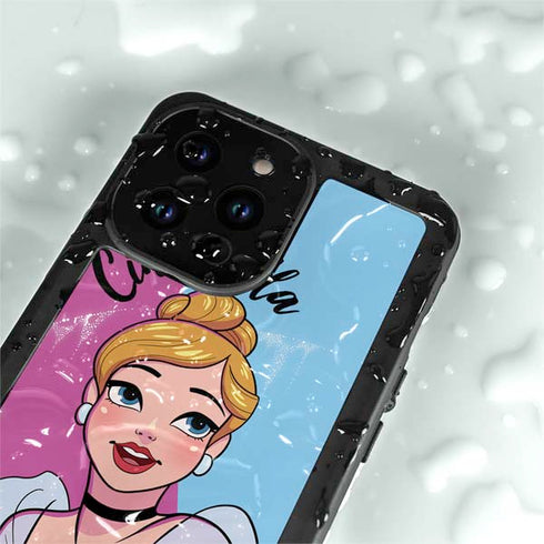 Disney Princess Cinderella Art iPhone 14 Pro Max Waterproof Case
