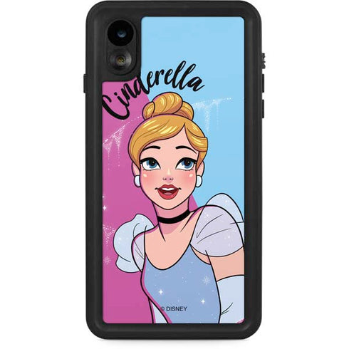 Disney Princess Cinderella Art iPhone XR Waterproof Case