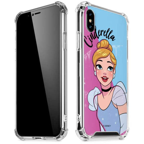 Disney Princess Cinderella Art iPhone XS Max Clear Case
