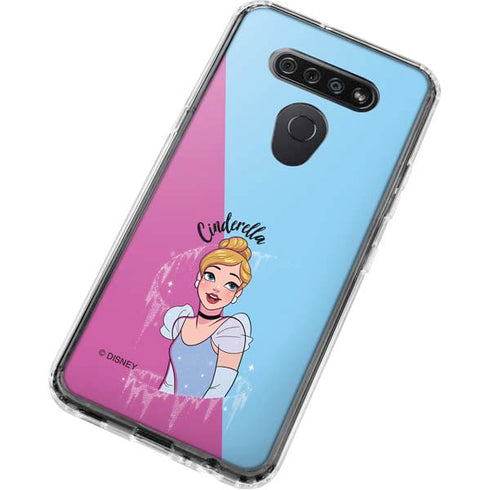 Disney Princess Cinderella Art LG K51/Q51 Clear Case