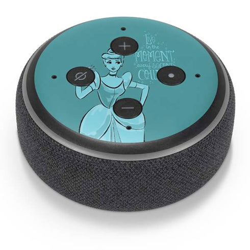 Disney Princess Cinderella Live in the Moment Art Amazon Echo Dot Skin