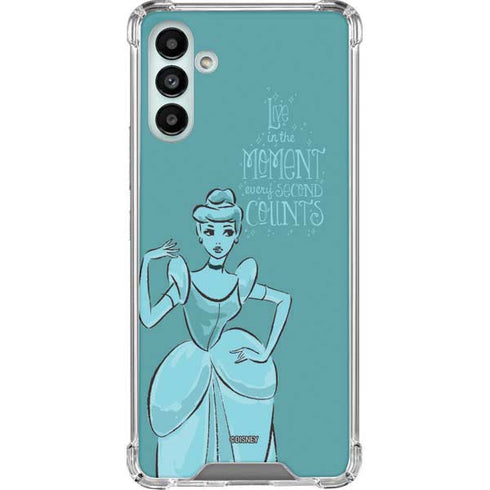 Disney Princess Cinderella Live in the Moment Art Galaxy A13 5G Clear Case