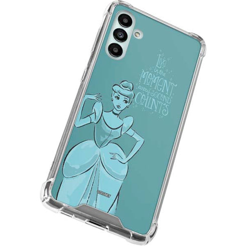 Disney Princess Cinderella Live in the Moment Art Galaxy A13 5G Clear Case
