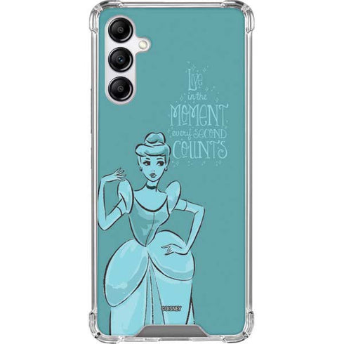 Disney Princess Cinderella Live in the Moment Art Galaxy A14 5G Clear Case