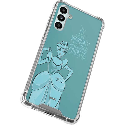 Disney Princess Cinderella Live in the Moment Art Galaxy A14 5G Clear Case