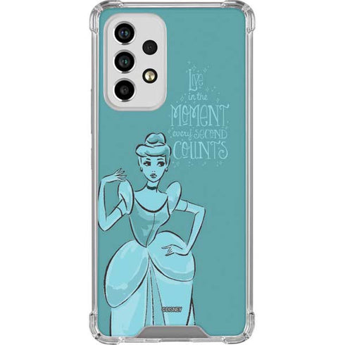 Disney Princess Cinderella Live in the Moment Art Galaxy A53 5G Clear Case