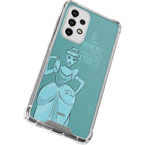 Disney Princess Cinderella Live in the Moment Art Galaxy A53 5G Clear Case