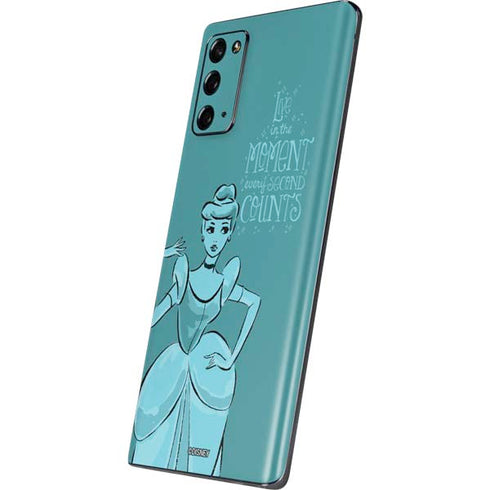 Disney Princess Cinderella Live in the Moment Art Galaxy Note20 5G Skin