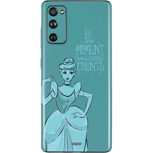 Disney Princess Cinderella Live in the Moment Art Galaxy S20 Fan Edition Skin
