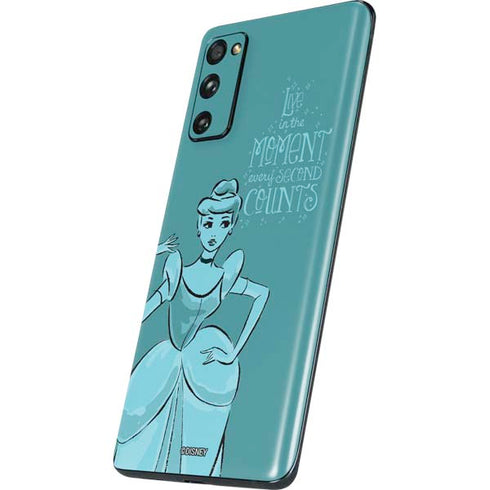Disney Princess Cinderella Live in the Moment Art Galaxy S20 Fan Edition Skin