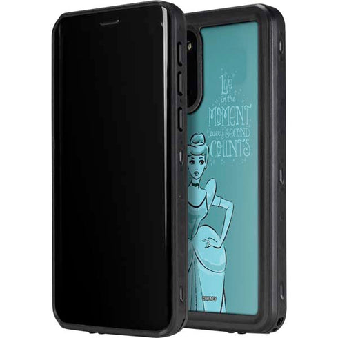Disney Princess Cinderella Live in the Moment Art Galaxy S20 Waterproof Case