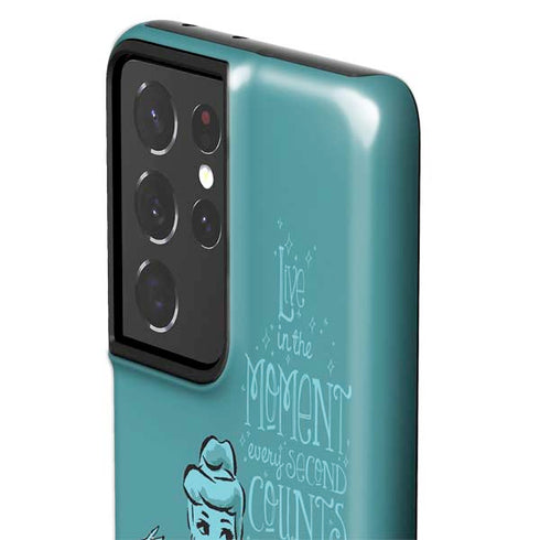 Disney Princess Cinderella Live in the Moment Art Galaxy S21 Ultra 5G Pro Case