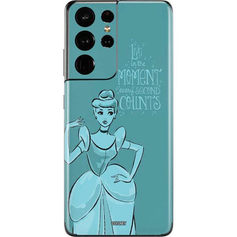Disney Princess Cinderella Live in the Moment Art Galaxy S21 Ultra 5G Skin
