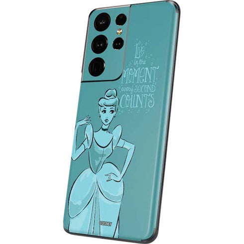 Disney Princess Cinderella Live in the Moment Art Galaxy S21 Ultra 5G Skin
