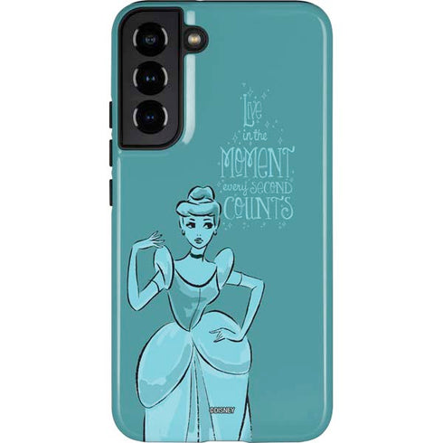 Disney Princess Cinderella Live in the Moment Art Galaxy S22 Plus Pro Case