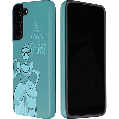 Disney Princess Cinderella Live in the Moment Art Galaxy S22 Plus Pro Case