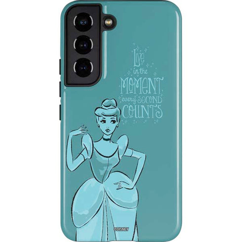 Disney Princess Cinderella Live in the Moment Art Galaxy S22 Pro Case