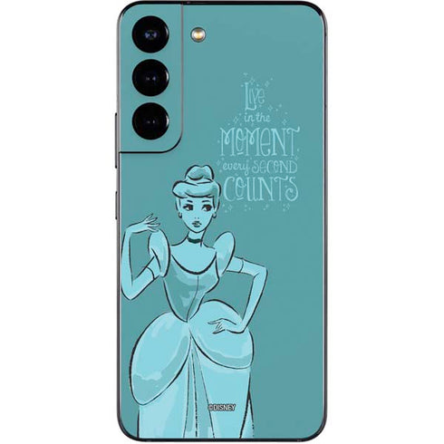Disney Princess Cinderella Live in the Moment Art Galaxy S22 Skin