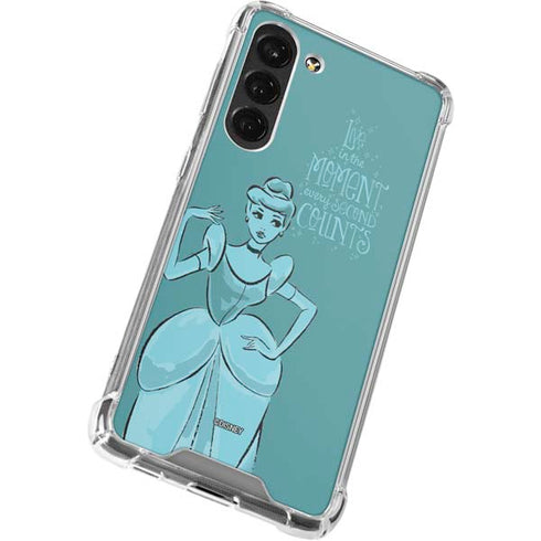 Disney Princess Cinderella Live in the Moment Art Galaxy S23 Plus Clear Case