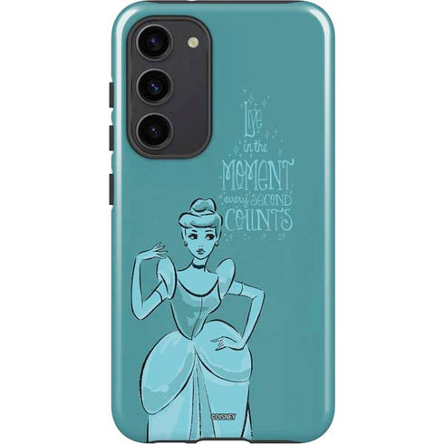 Disney Princess Cinderella Live in the Moment Art Galaxy S23 Plus Pro Case